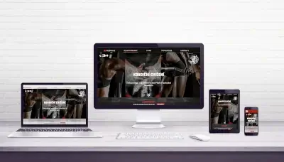 Responzivní web vytvořený pro místní kondoční cvičení